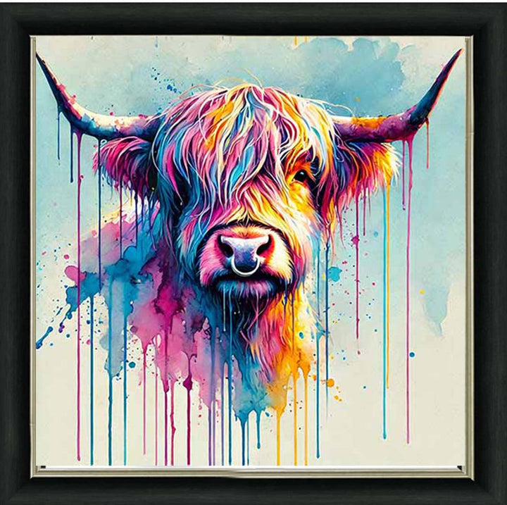 MD475 Multi Coloured Highland Cow