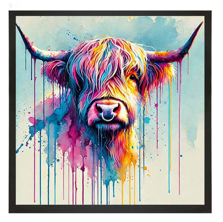 MD475 Multi Coloured Highland Cow