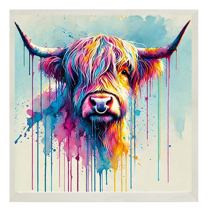 MD475 Multi Coloured Highland Cow