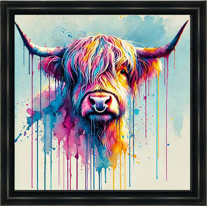 MD475 Multi Coloured Highland Cow