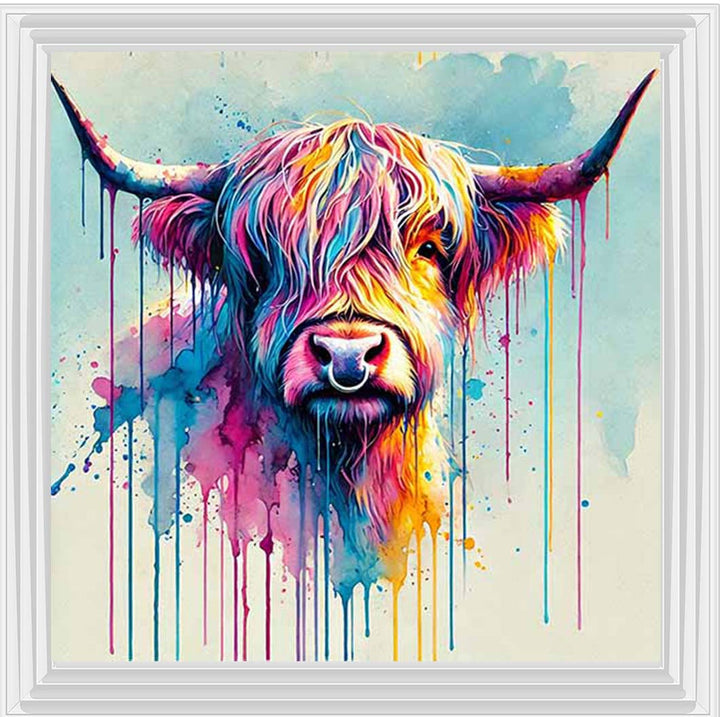 MD475 Multi Coloured Highland Cow