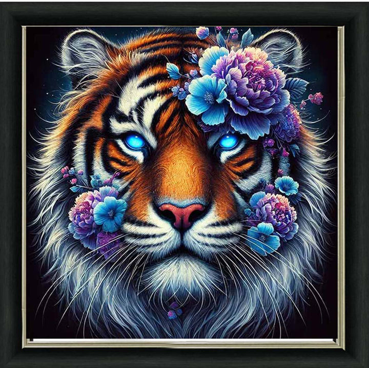 MD476 Tiger Blue Floral Head