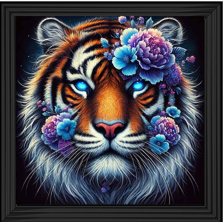 MD476 Tiger Blue Floral Head