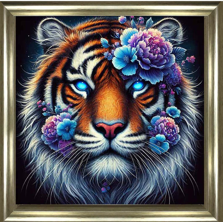 MD476 Tiger Blue Floral Head