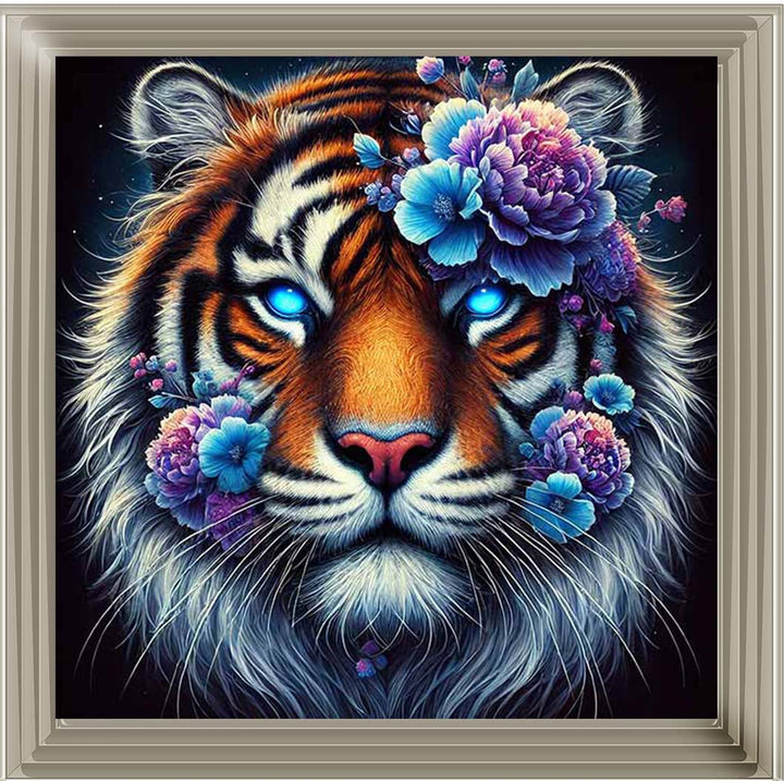 MD476 Tiger Blue Floral Head