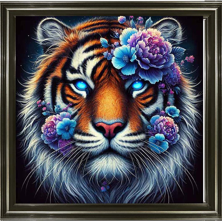 MD476 Tiger Blue Floral Head