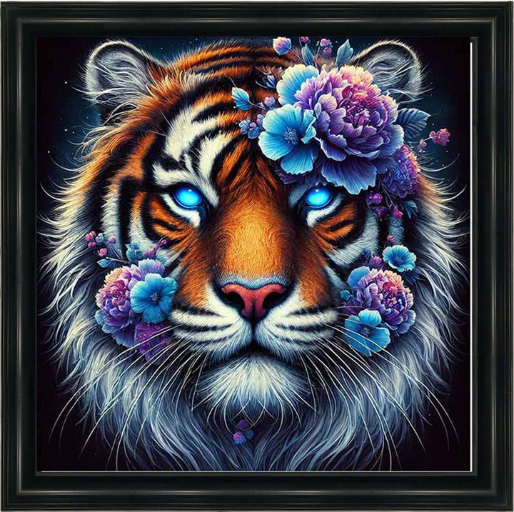 MD476 Tiger Blue Floral Head