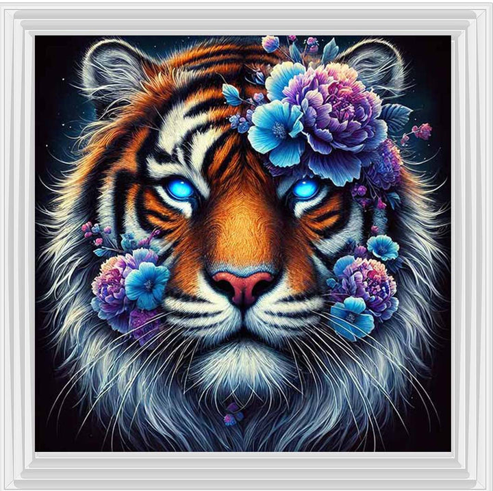 MD476 Tiger Blue Floral Head