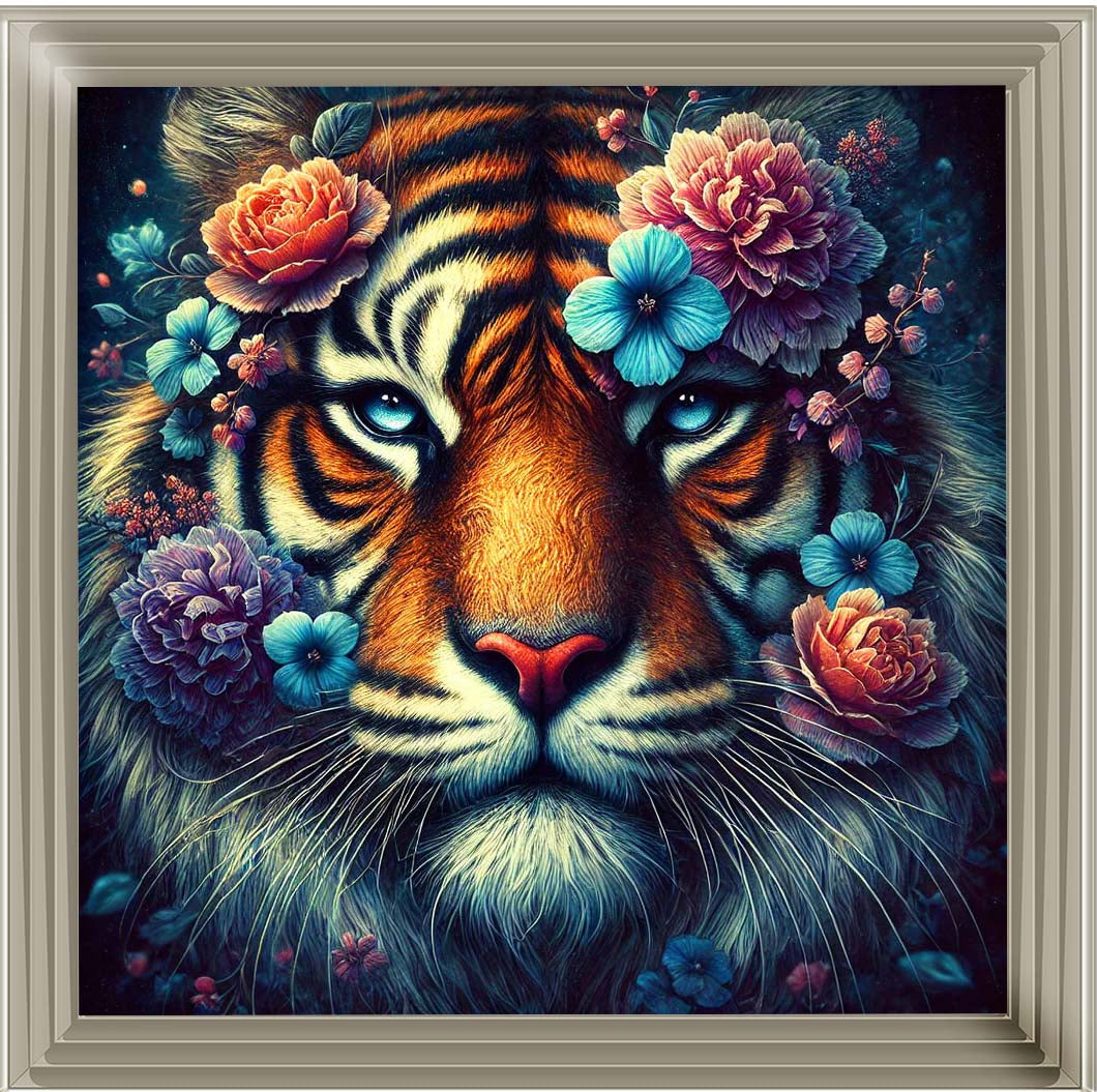 MD477 Tiger Pink Floral Head