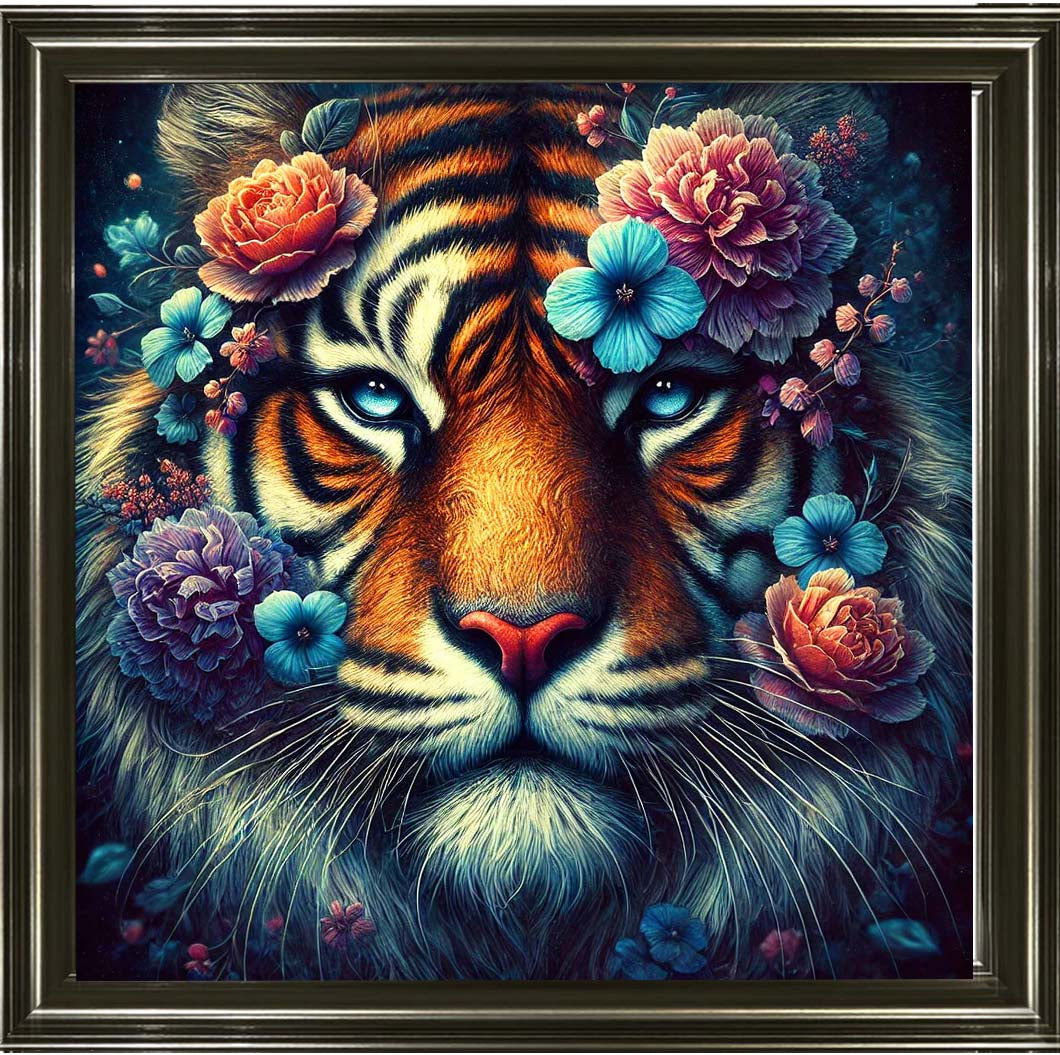 MD477 Tiger Pink Floral Head