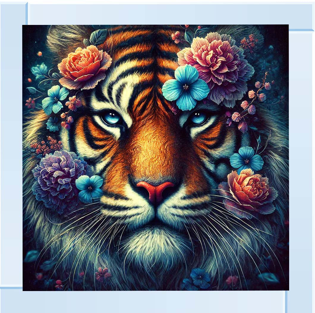 MD477 Tiger Pink Floral Head