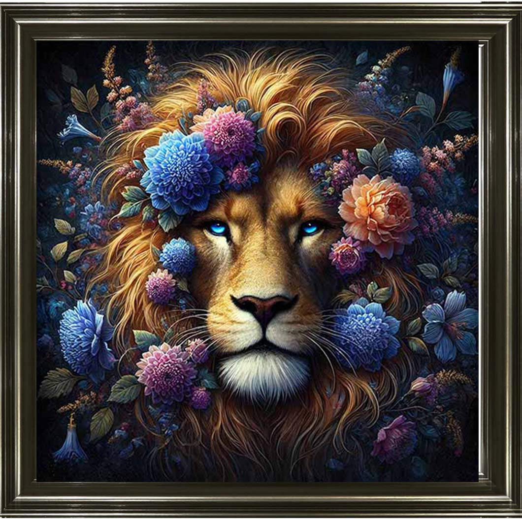 MD478 Lion Floral Head