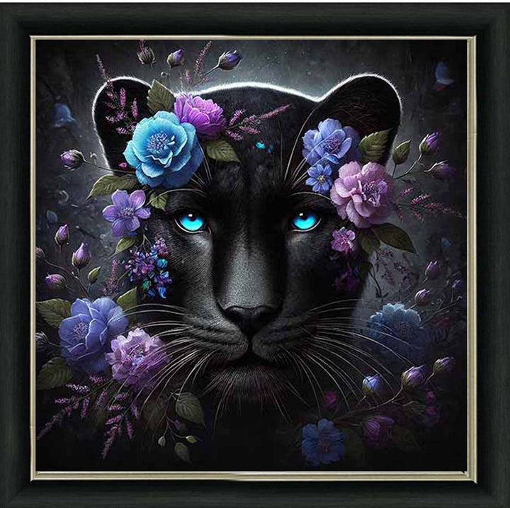 MD479 Cat Purple Floral Head