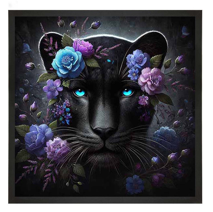 MD479 Cat Purple Floral Head