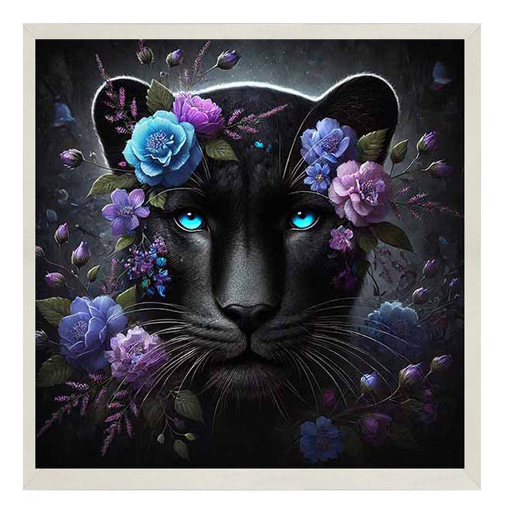 MD479 Cat Purple Floral Head