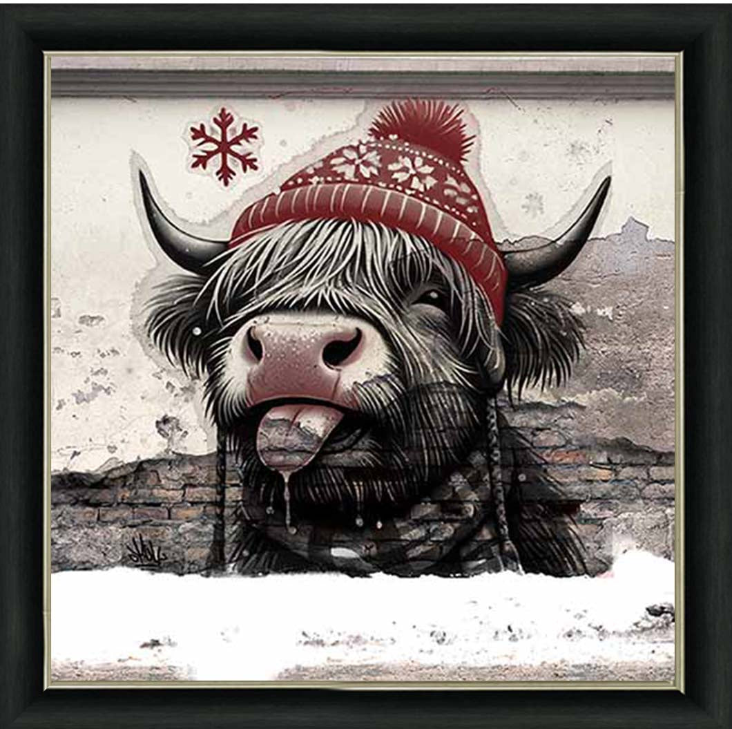 MD489 Baby Cow Winter Hat