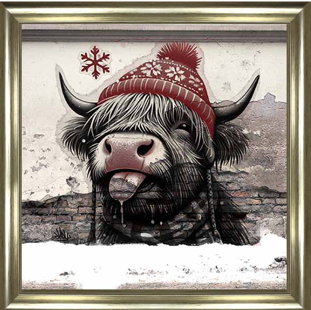 MD489 Baby Cow Winter Hat