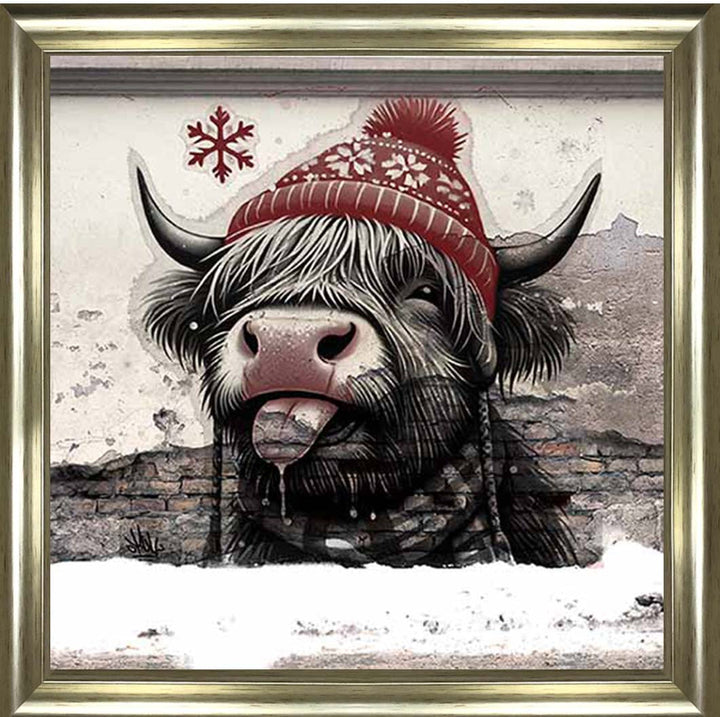 MD489 Baby Cow Winter Hat