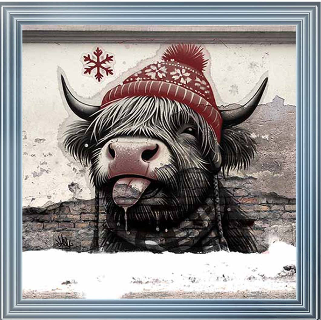 MD489 Baby Cow Winter Hat