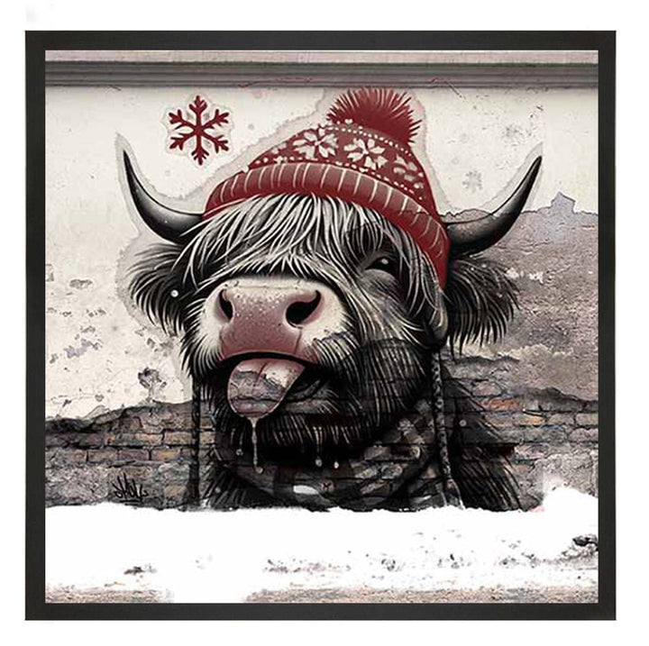 MD489 Baby Cow Winter Hat