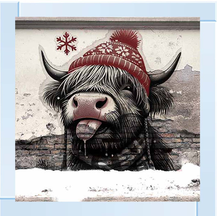 MD489 Baby Cow Winter Hat