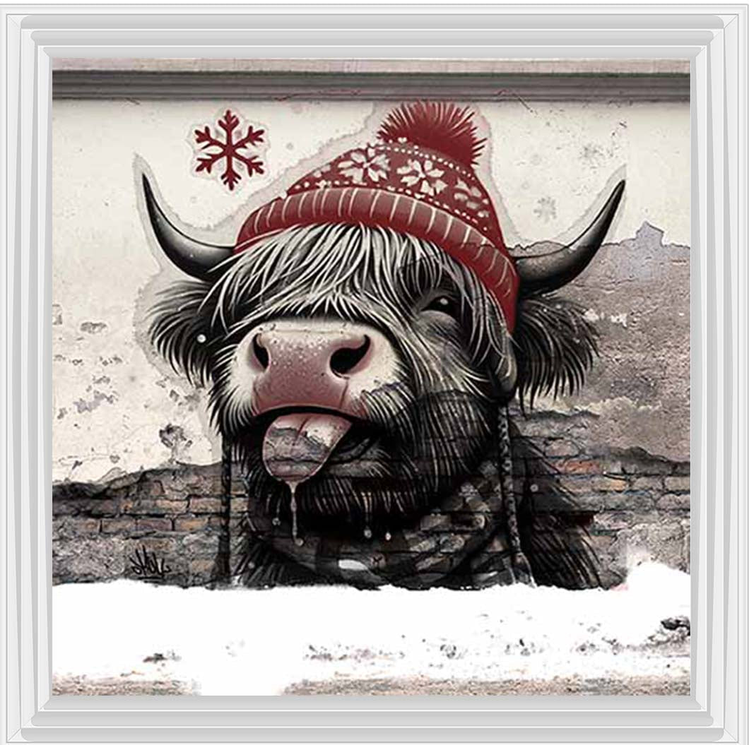 MD489 Baby Cow Winter Hat