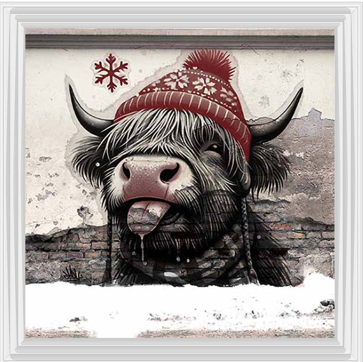 MD489 Baby Cow Winter Hat