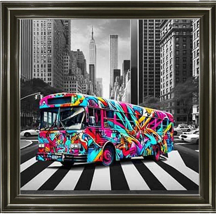 MD535 Graffiti Bus Red