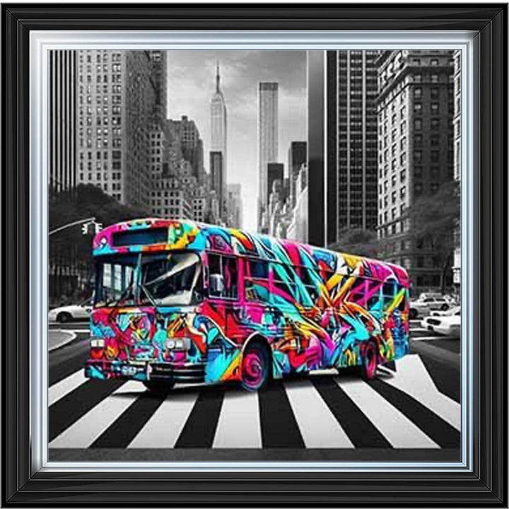 MD535 Graffiti Bus Red