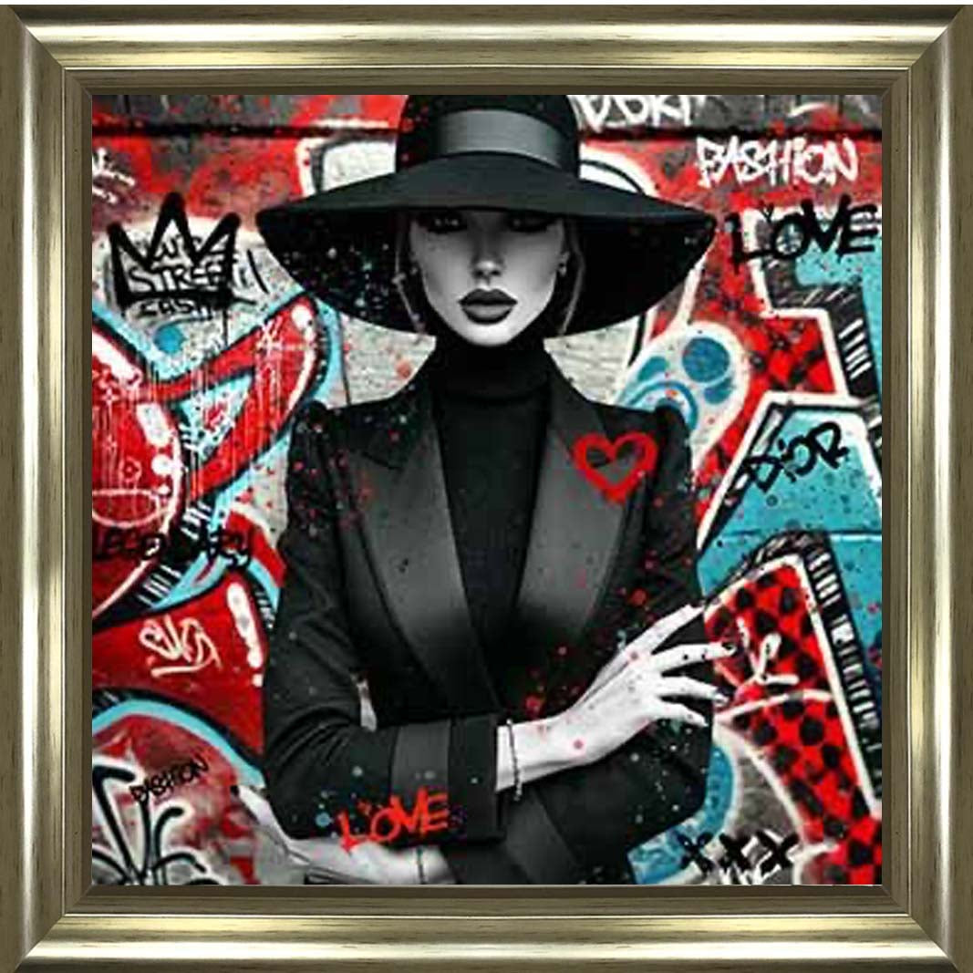 MD540-C Lady With Hat Coloured ||