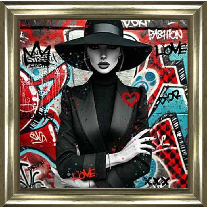 MD540-C Lady With Hat Coloured ||