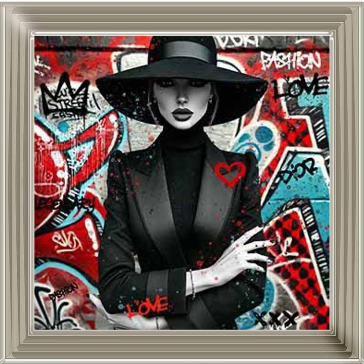 MD540-C Lady With Hat Coloured ||
