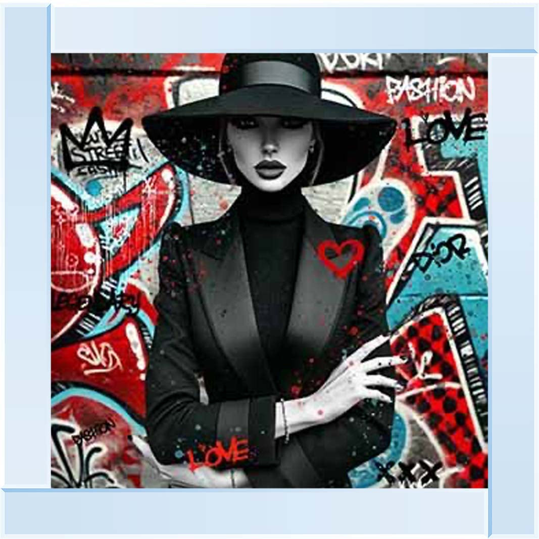 MD540-C Lady With Hat Coloured ||