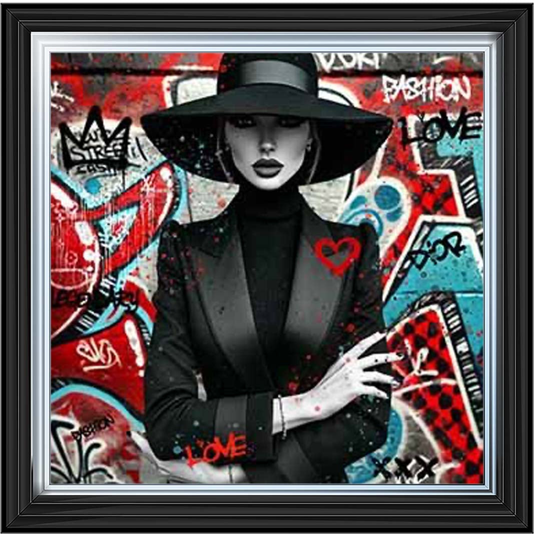 MD540-C Lady With Hat Coloured ||