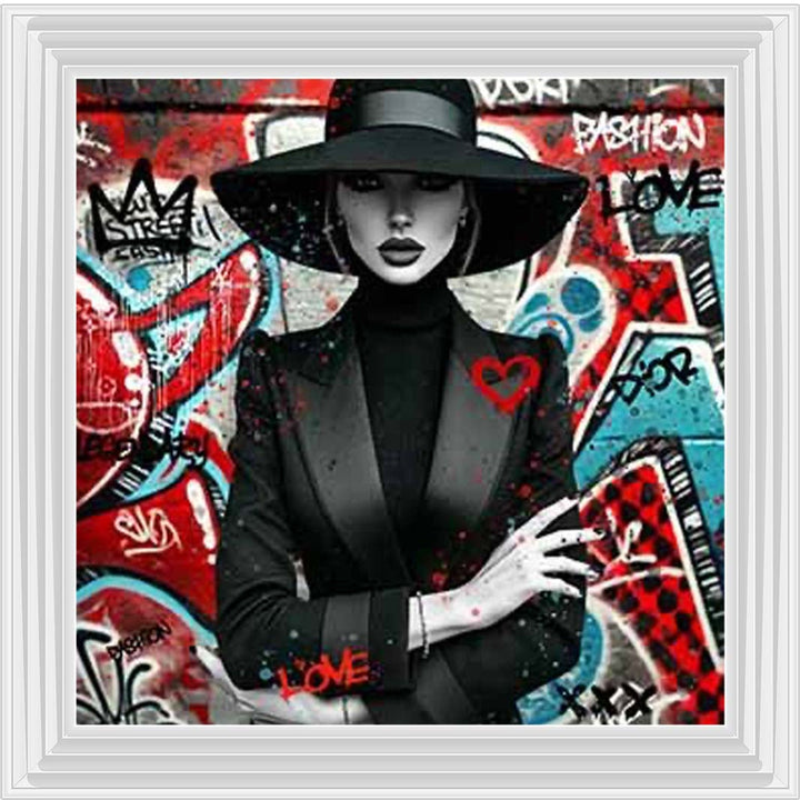 MD540-C Lady With Hat Coloured ||
