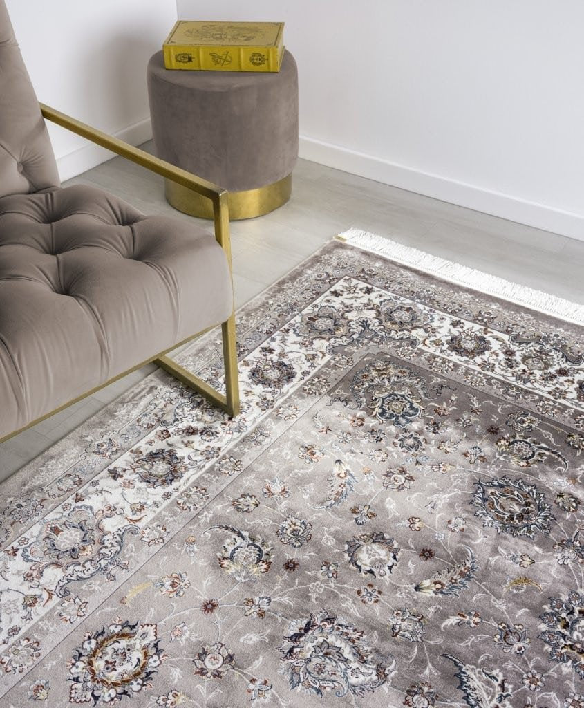 Minyatur Persian Garden Grey Ivory Rug