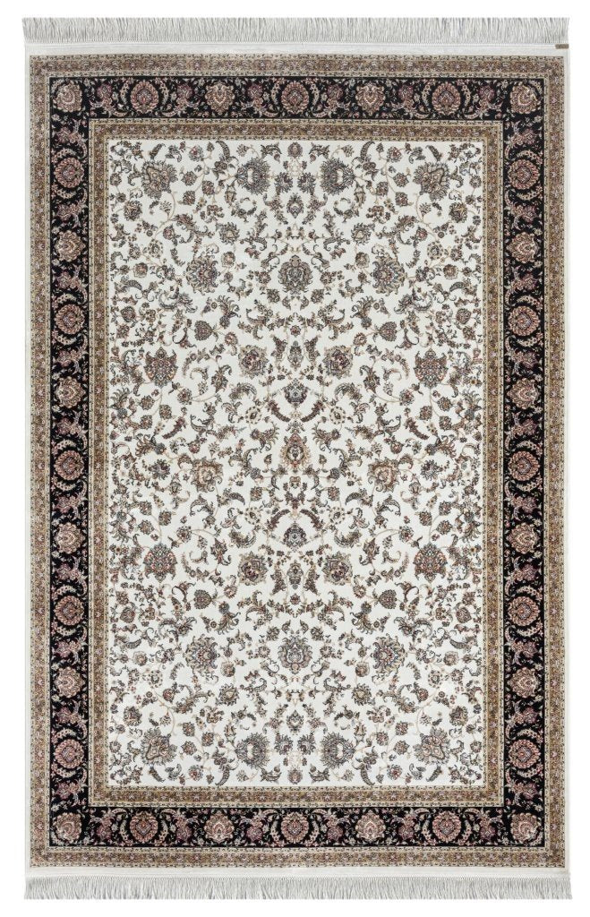 Minyatur Garden Ivory Boteh Rug