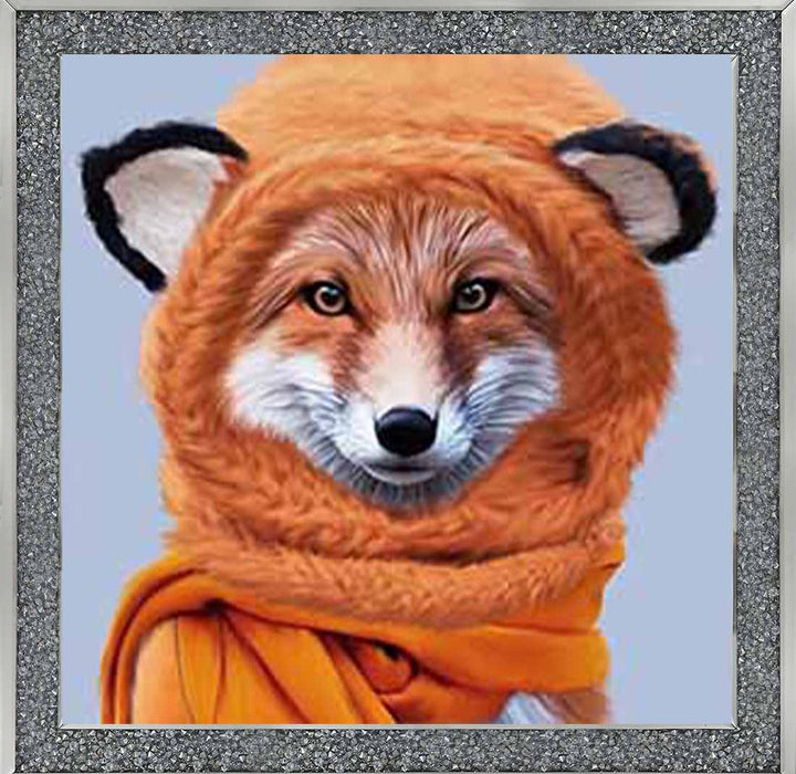 AN739 Fox with Winter Scarf