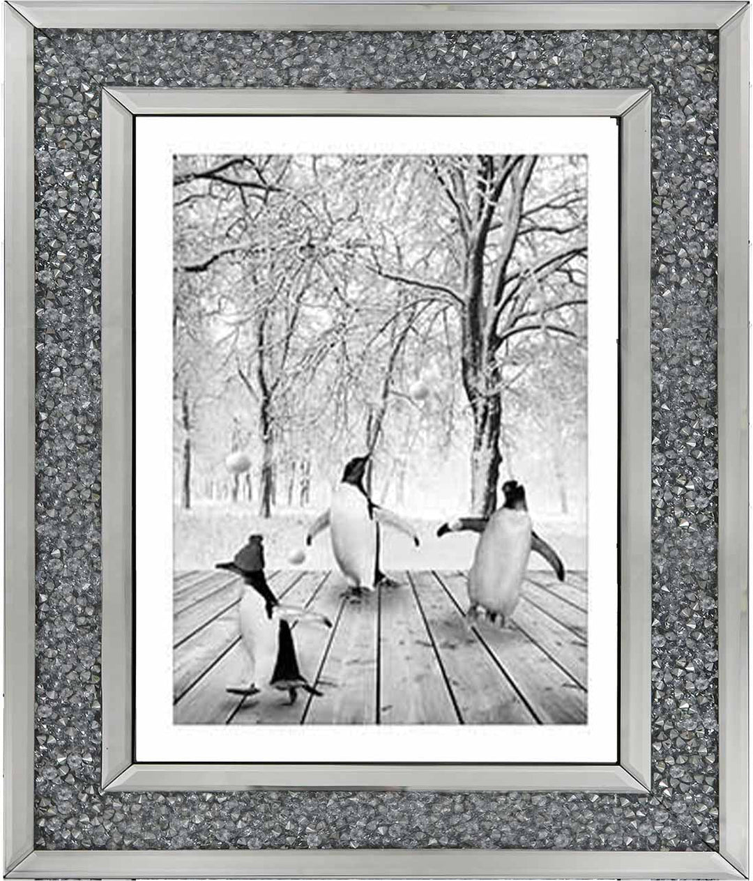 AN747-B&W Pandas Winter ll