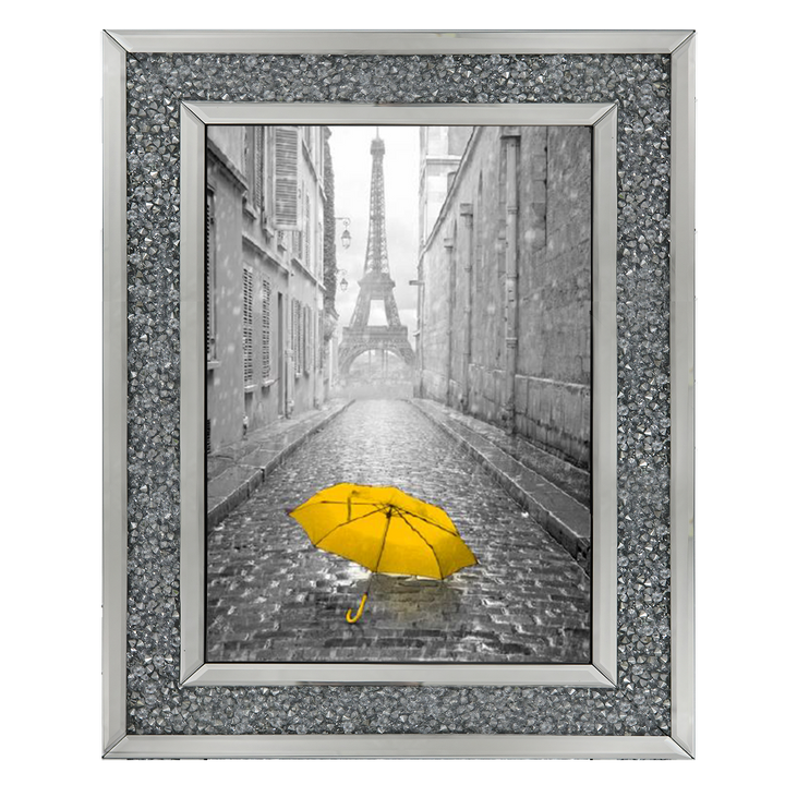 CY173 Lone yellow Umbrella Paris