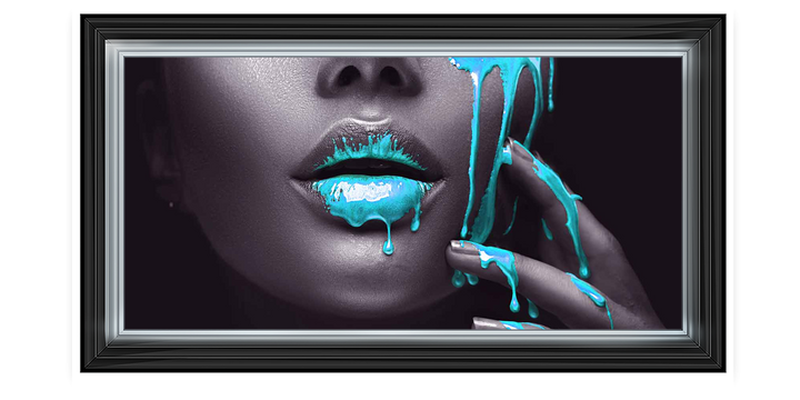 Neon Blue Drip