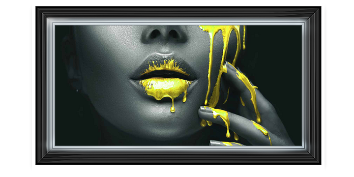 Neon Yellow Drip