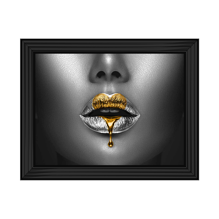 Gold Queen Of Hearts Lips