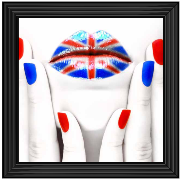 Union Jack lips