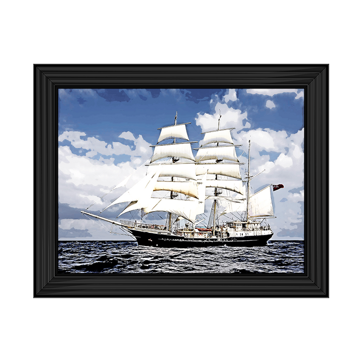 Three Masted Sailing Ship