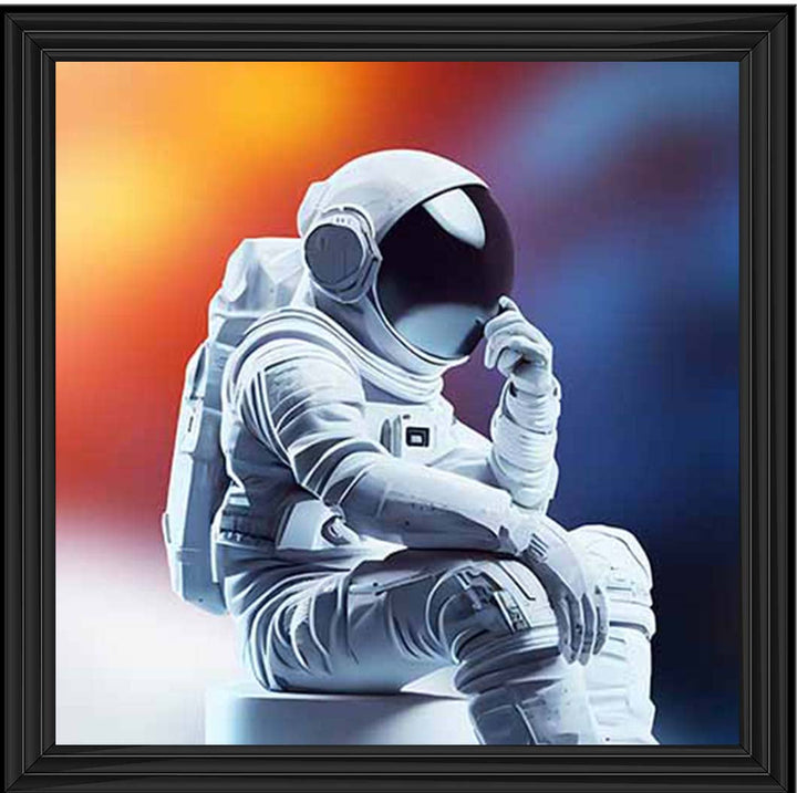 MS925-C Astronaut Black Background