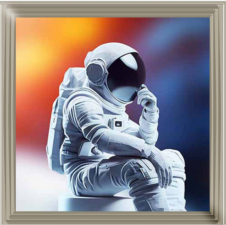 MS925-C Astronaut Black Background