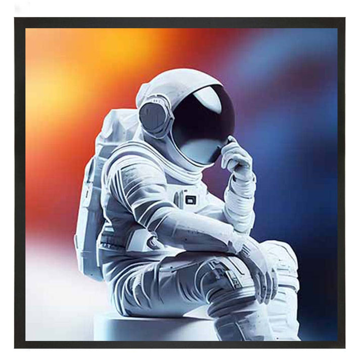 MS925-C Astronaut Black Background