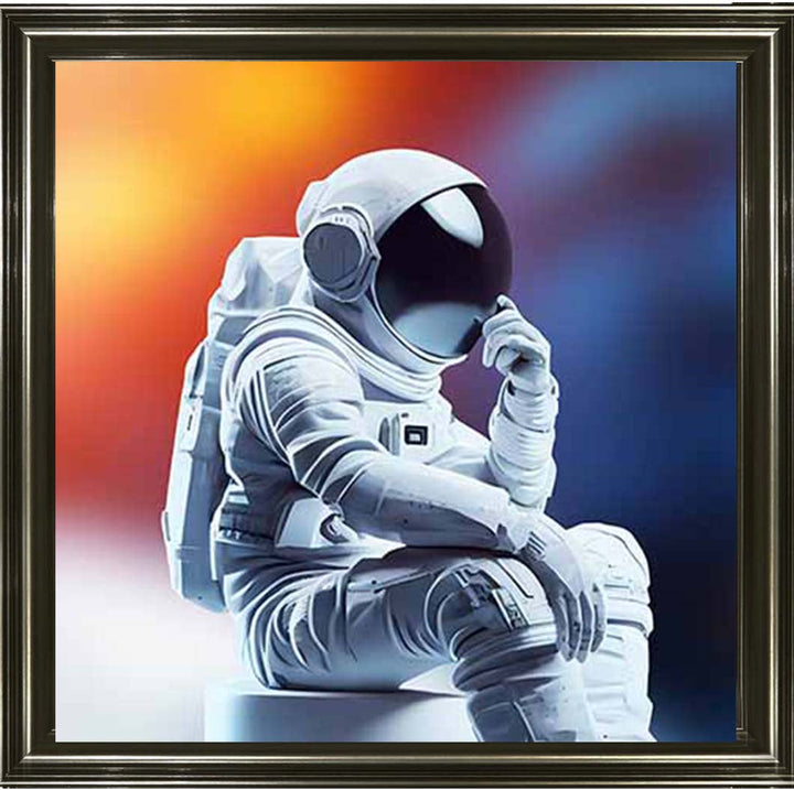 MS925-C Astronaut Black Background