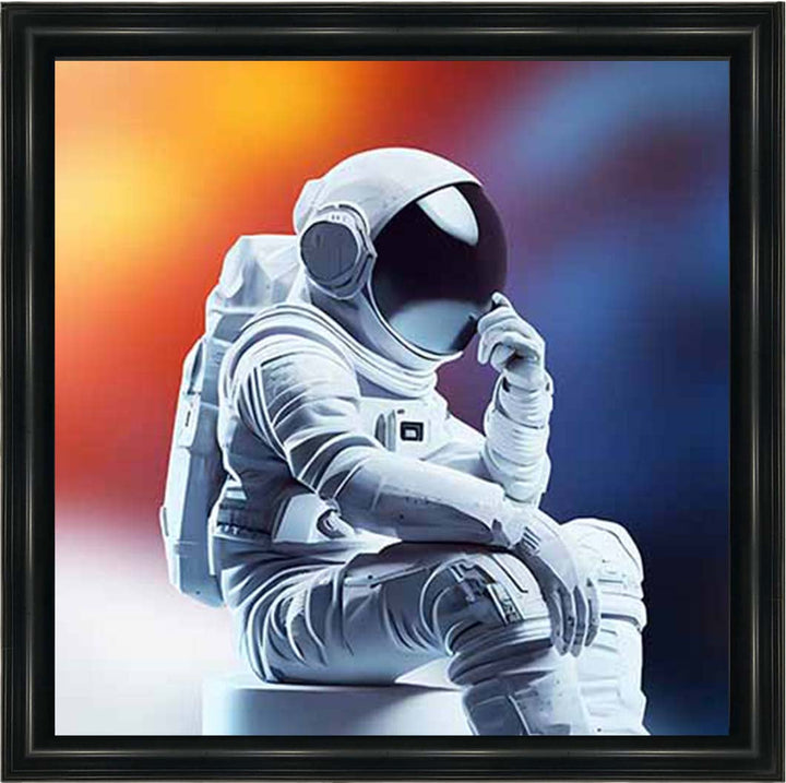 MS925-C Astronaut Black Background